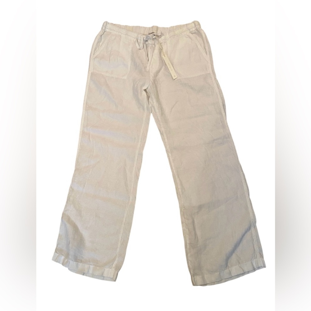 NWT White Linen Pants